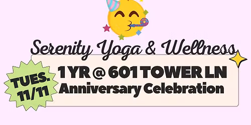 1 Year @ 601 Tower Lane - Anniversary Celebration!