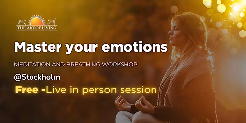 Master Your Emotions: In-Person Workshop in Stockholm