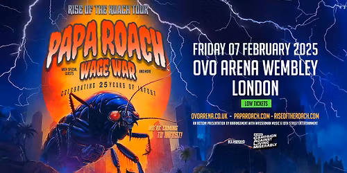 Papa Roach London Tickets