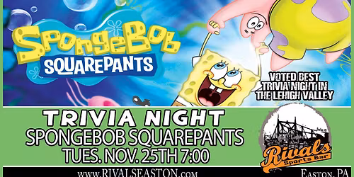 Trivia Night: SpongeBob Squarepants