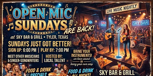 OPEN MIC SUMMER EDITION --Stay Tuned!!!