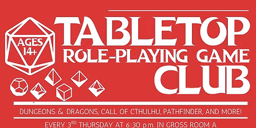 Tabletop Role-Playing Game Club