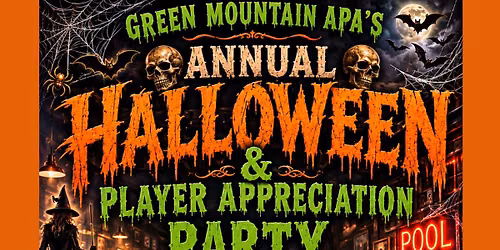 GMAPA Annual Halloween and Player Appreciation Party