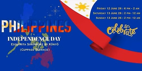 Philippines Independence Day (Table booking 14 June 2026)