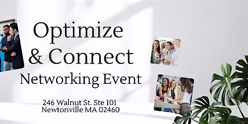 Optimize & Connect: A Boston Networking Event