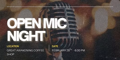 Open Mic Night- Hyannis- 6:00pm