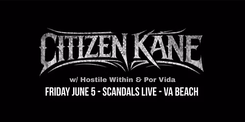 Citizen Kane At Scandals Live