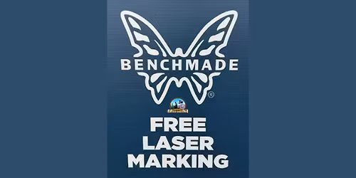 Free BENCHMADE Laser Marking at Casual Adventure Outfitters