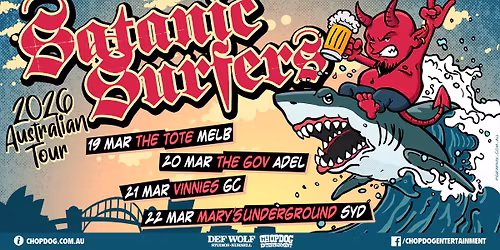 Satanic Surfers (SWE) - All Ages @ Marys Underground