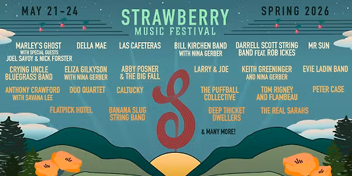 Spring 2026 Strawberry Music Festival