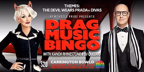 Drag Music Bingo with Kandii Rhinestone & DJ Queerio