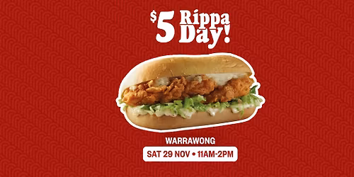 $5 RIPPA DAY @ WARRAWONG