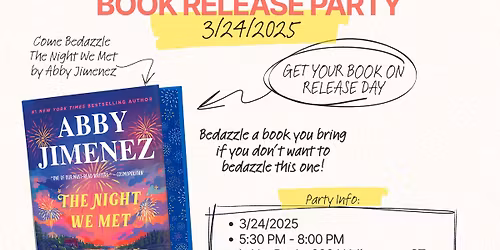 Bedazzling Book Release Party