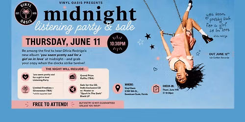 Olivia Rodrigo Listening Party