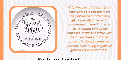 Giving Plate Art Workshop