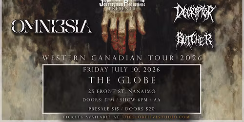 Omniesia \/ Decryptor \/ Butcher - Nanaimo