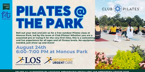 Pilates at the Park with Club Pilates