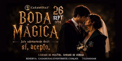 BODA M\u00c1GICA  estilo HARRY POTTER