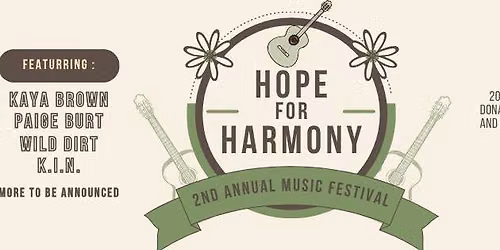 Hope For Harmony - An annual mental health fundraiser concert