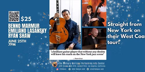 Benno Marmur West Coast Tour