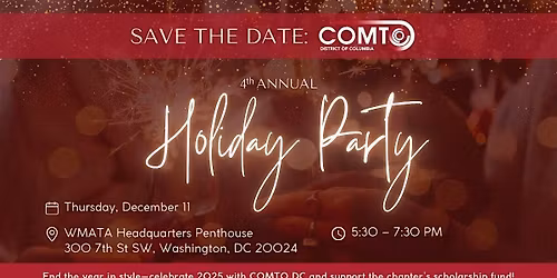 COMTO DC 2025 HOLIDAY PARTY