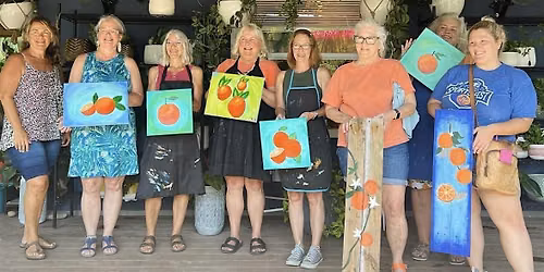 Paint Florida Oranges at Earthscapes Garden Room