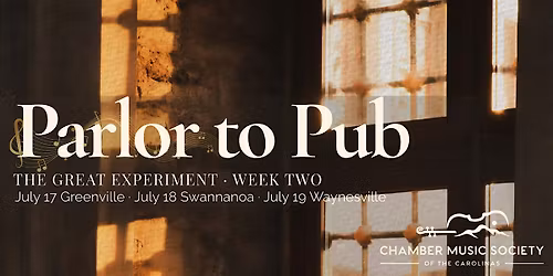 Concert #2: Parlor to Pub: 18th Century English Music, Waynesville NC