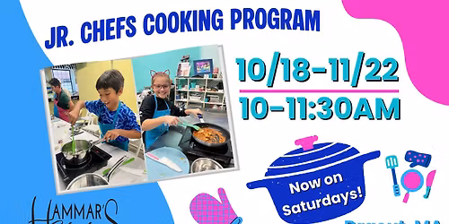 Jr. Chefs Cooking Program! 