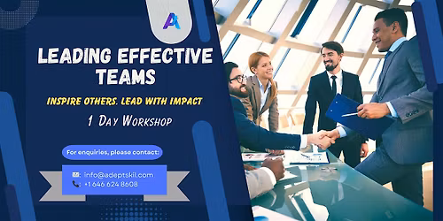 Leading Effective Teams Training \u2014 Montreal, QC| 1 Day Workshop