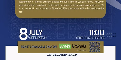 Public Show: Dark Universe + Talk: The hidden pieces of the Universe puzzle