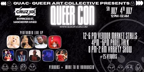 QUEER CON- 4th July- Cruz 101