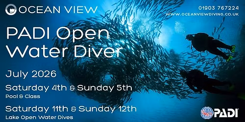 PADI Open Water course 