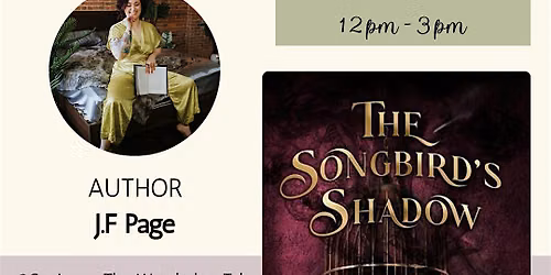 Author Book Signing Event with - J.F Page