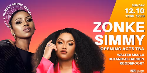 Sunset Music Series presents Zonke & Simmy