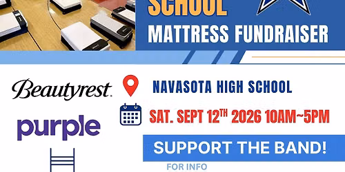 Navasota High School Annual Mattress Fundraiser