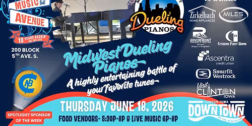 Midwest Dueling Pianos: June 18th