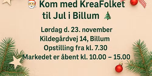 \ud83c\udf85 Kom med KreaFolket til Jul i Billum \ud83c\udf84