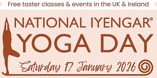 National Iyengar Yoga Day 2026: Free Sessions - Southbourne