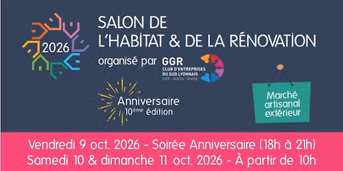 SALON DE L'HABITAT 2026 GRIGNY SUR RHONE 