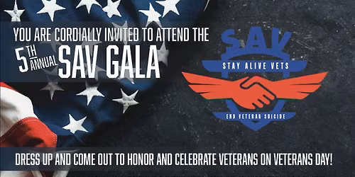 5th Annual Stay Alive Vets - Veterans Day Fundraiser