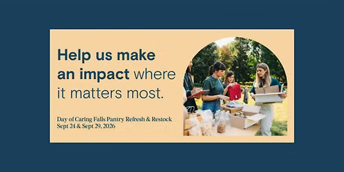 Day of Caring Falls Pantry Refresh & Restock