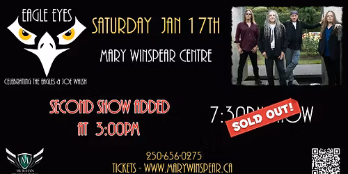 Eagle Eyes (Second Show) at Mary Winspear Centre