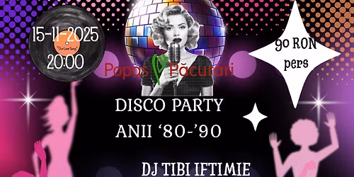 Disco-party Anii 80-90