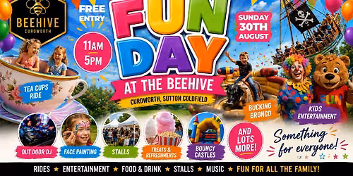 Beehive Fun Day - Bank Holiday Sunday