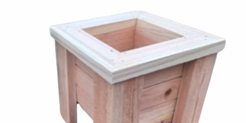 Woodworking \u2013 Rustic Mini Planter with Molten Makerspace