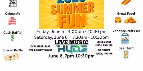 2026 Summerfun - June 5 & 6, 2026
