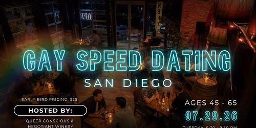 Gay Speed Dating (Ages 45-65)