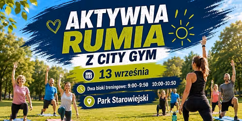 Aktywna Rumia z City Gym - letnie zaj\u0119cia w Parku Starowiejskim