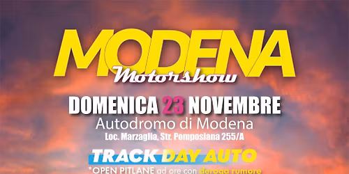 23 novembre, dom - Modena Motorshow