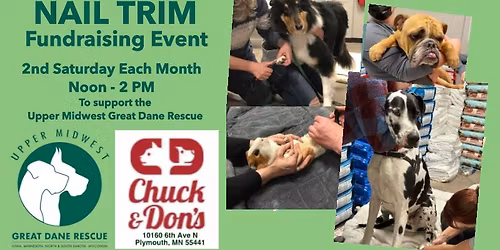Upper Midwest Great Dane Rescue Nail Trim Clinic